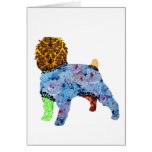 Affenpinscher Patchwork Pet Card