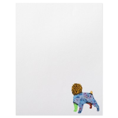 Affenpinscher Patchwork Pet Letterhead by jaisjewels