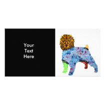 Affenpinscher Patchwork Pet Photo Card