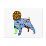 Affenpinscher Patchwork Pet Postcard