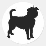 Affenpinscher Round Sticker
