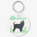 Tag Affenpinscher-St. Patricks schlüsselanhänger