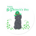 Tag Affenpinscher-St. Patricks sticker
