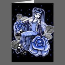 Affinity Blue Rose Fairy Card