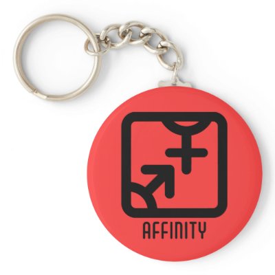 Affinity : Both Light Keychain by jamieco
