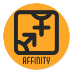 Affinity : Both Round Light Sticker