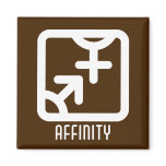 Affinity : Both Square Dark Magnet