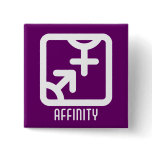 Affinity : Both Square Dark Magnet Button