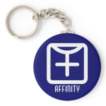 Affinity : Female Dark Keychain