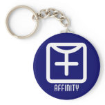 Affinity : Female Dark Keychain
