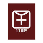 Affinity : Female Dark Postcard