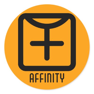 Affinity : Female Round Light Sticker by jamieco