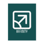 Affinity : Male Dark Postcard