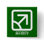Affinity : Male Square Dark Magnet Pinback Buttons