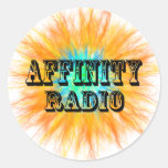 Affinity Radio sticker spark white
