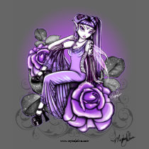 "Affinity" Violet Rose Fairy Tank Top t-shirts
