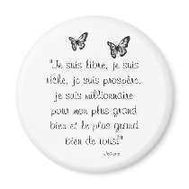 affirmation pour l'abondance magnets
