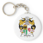Affonso Family Crest Keychain