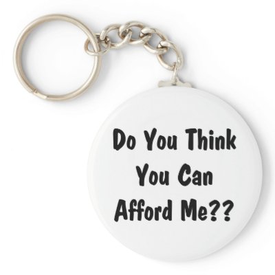 afford me keychains by shopaholicchick