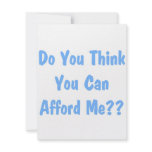 afford me light blue custom announcements