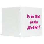 afford me pink binders