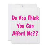 afford me pink personalized invite
