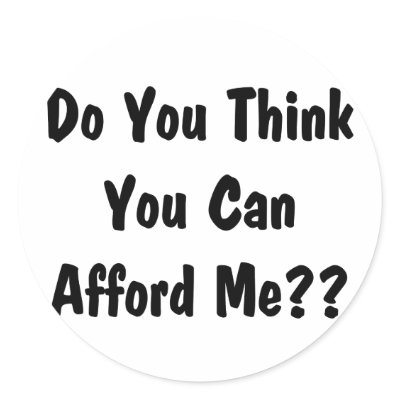 afford me sticker by shopaholicchick