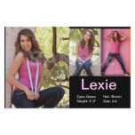 Affordable Model Comp Cards flyers