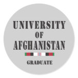 Afgahn veterarn graduate stencil sticker
