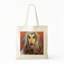 Afgan Hound Tote Bags