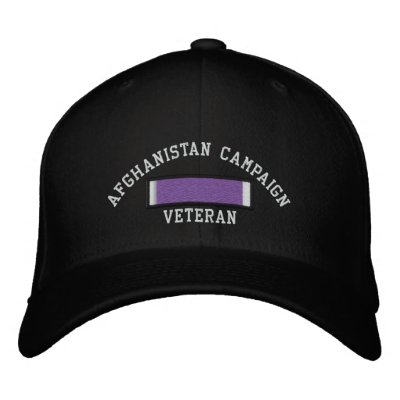 Afganistán Purple Heart Gorra Bordada Afganistán Purple Heart Gorra Bordada