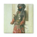 Afghan, 1870 fridge magnet