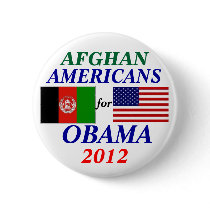 Afghan americans for Obama Pinback Buttons