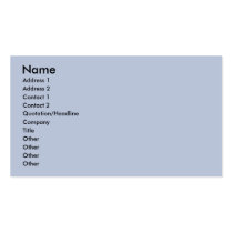 Afghan DAD Business Card Template