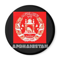 Afghan Emblem Fridge Magnet