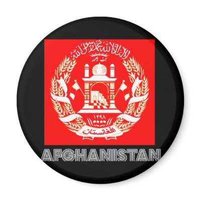 Afghan Emblem Fridge Magnet by FlagStore