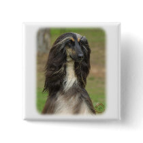 Afghan Hound 9J31D-06 Button