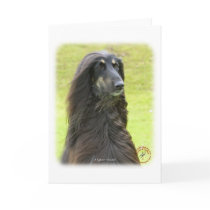 Afghan Hound 9R71D-30 Greeting Cards