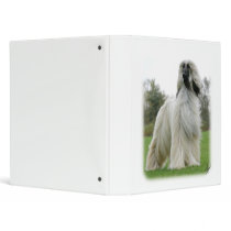 Afghan Hound 9Y247D-025 Vinyl Binder
