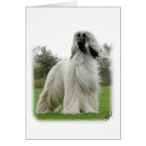 Afghan Hound 9Y247D-025 Greeting Card
