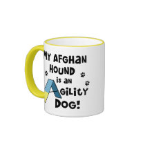 Afghan Hound Agility Dog Mug