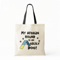 Afghan Hound Agility Dog Tote Bag