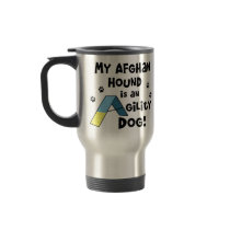 Afghan Hound Agility Dog Travel Mug