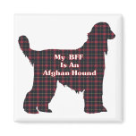 AFGHAN HOUND BFF REFRIGERATOR MAGNETS