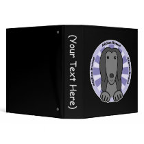 Afghan Hound 3 Ring Binder