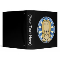 Afghan Hound 3 Ring Binders