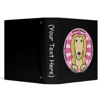 Afghan Hound 3 Ring Binder