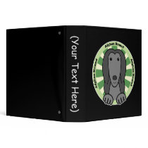 Afghan Hound Vinyl Binder