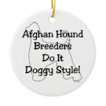 Afghan Hound Breeders Ornament