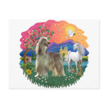 Afghan Hound (brindle cream) Post Cards